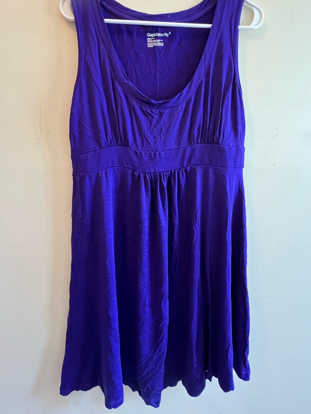 GAP Maternity Deep Purple Scoop Neck Dress